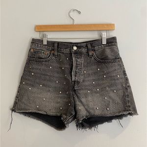 Levi’s Wedgie Short in Bling Bling Black Gray Size 29W 👖